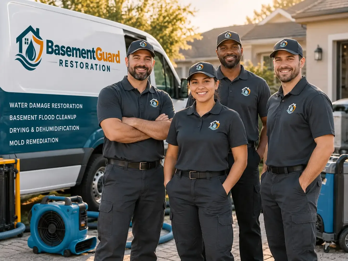 Basement Water Damage Restoration company in Rodney, MI